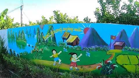 Làng bích họa tại Lục ngạn| Bắc giang du ký