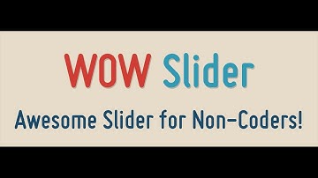 using wow slider in web designing