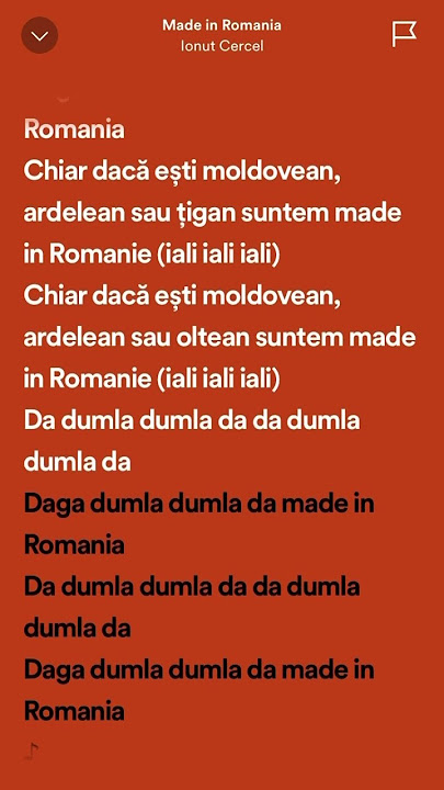 IONUT CERCEL ‘MADE IN ROMANIA (DA DUMLA DUMLA DA)’ LYRICS ✨#ionutcercel #madeinromania #lyrics #song