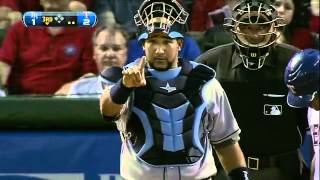 2012/04/28 Molina's strong throw