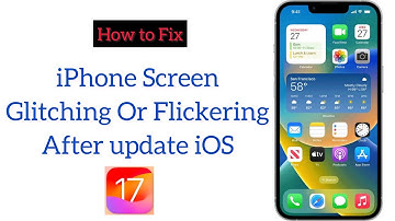 How to Fix iphone Screen Glitching or Flickering After update iOS 17