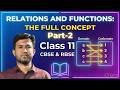 Domain Codomain Range | Relations Functions Class 11