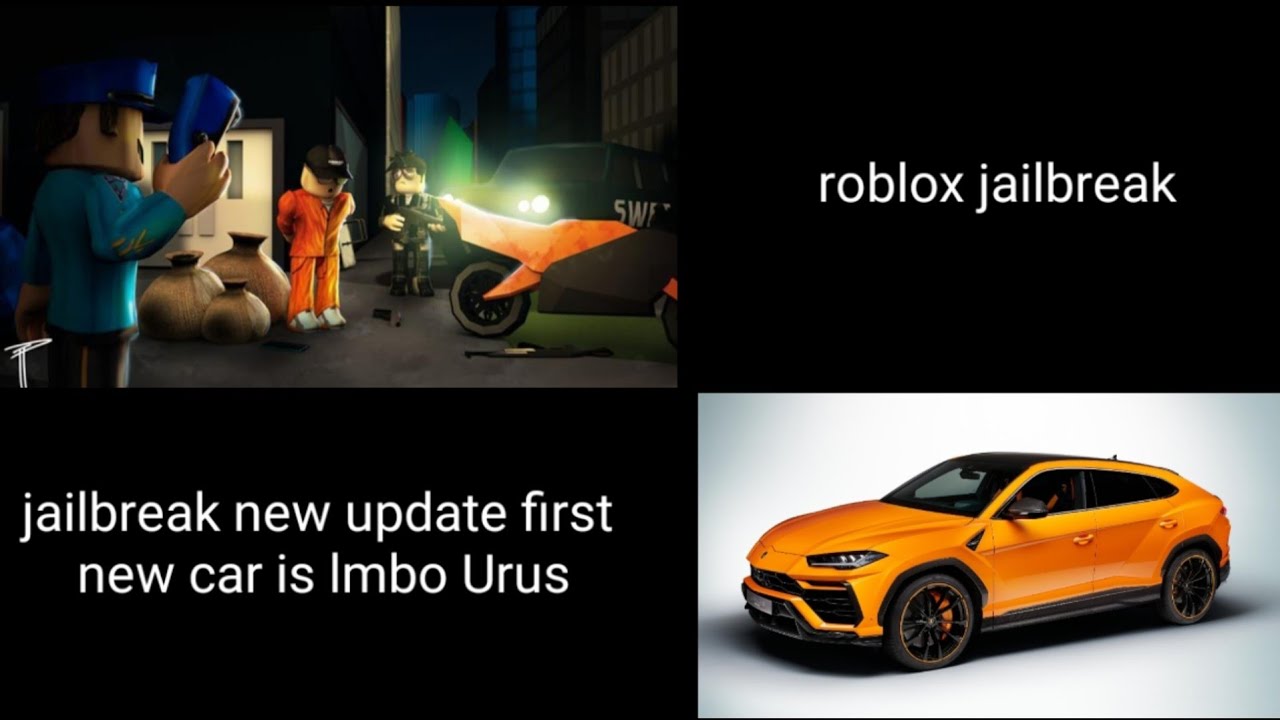 Roblox Jailbreak new update first new car is lmbo Urus part 1