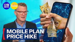 Major telcos preparing to hike price of mobile plans | 9 News Australia