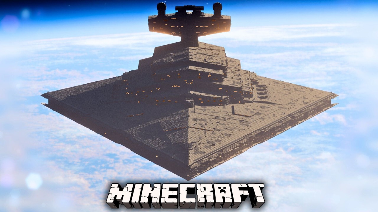 I Built a 1:1 STAR DESTROYER in Minecraft