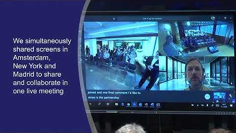 Windows collaboration display from Sharp: 3 countries, 3 screens, 1 meeting