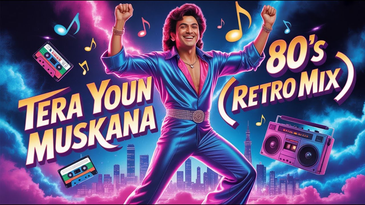 Tera Youn Muskana (80s Retro Mix) - Dewana Kar Gaya | Official Vintage Dance Edit