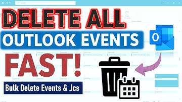 Hoe u gebeurtenissen in bulk uit Outlook-agenda verwijdert | Geïmporteerde agenda