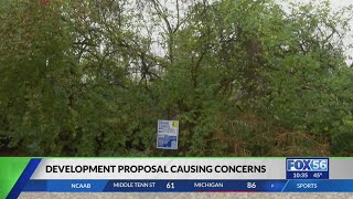 'It's sad': Neighbors push back against 41-townhome proposal in Clays Mill area