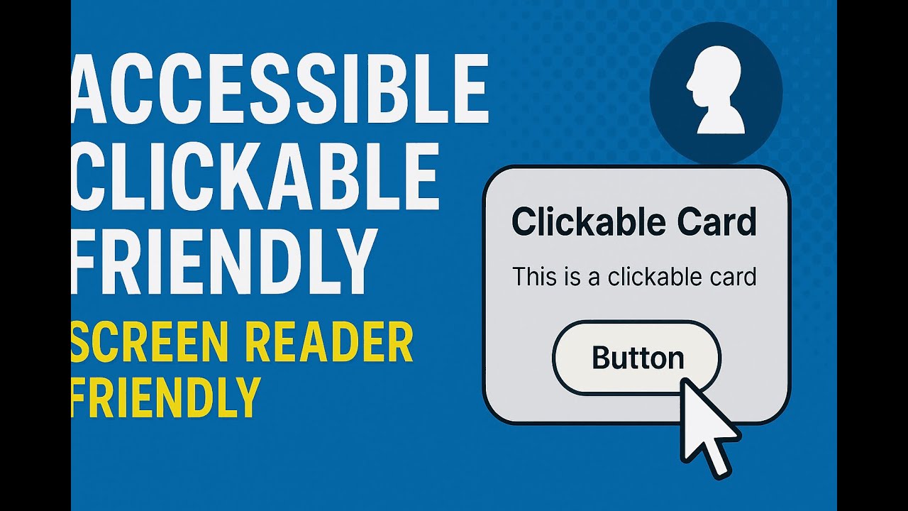 Accessible Clickable Card with HTML & CSS – No Anchor Tag Wrapping!