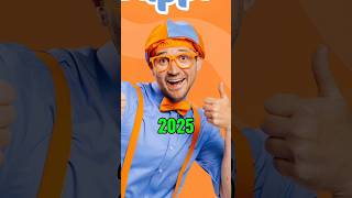 Evolution of Blippi 2025 - 1988 😱#bilippi#cartoon#shorts