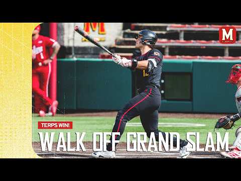 Maryland Baseball | Devin Russell Walk Off Grand Slam vs. Indiana | April 12, 2026