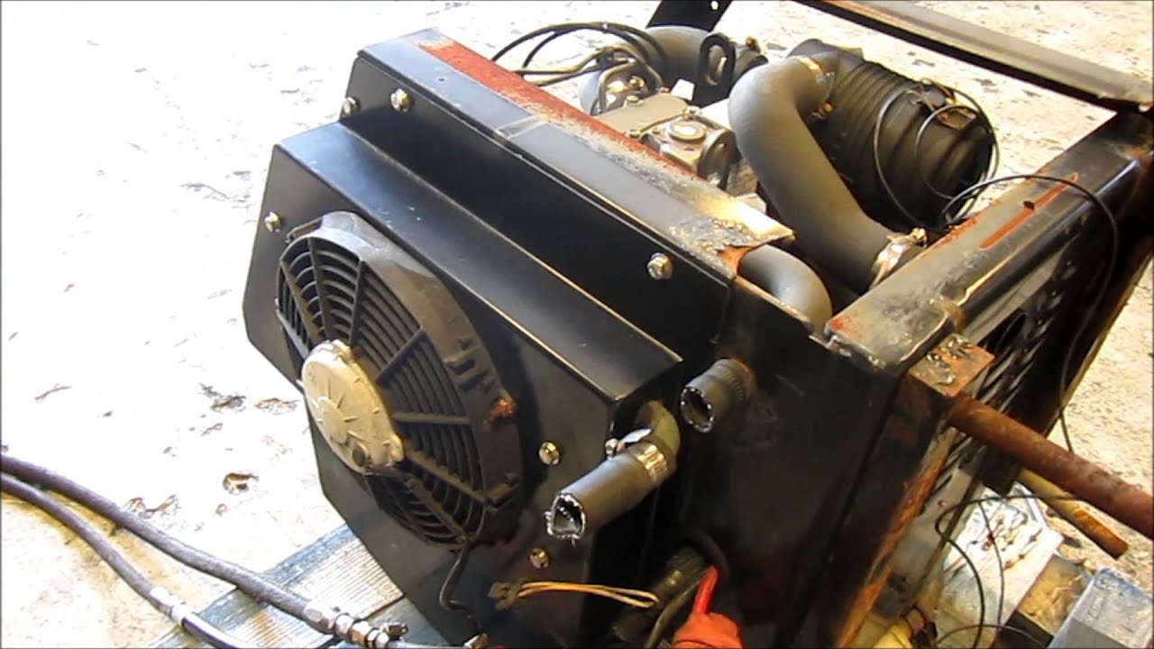 2007 Ingersoll-Rand TK270M Diesel Engine Running - YouTube