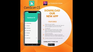 CamScan CS | Free scanner app that helps users scan, edit, store, & sync contents | App Promo | #LPH screenshot 1