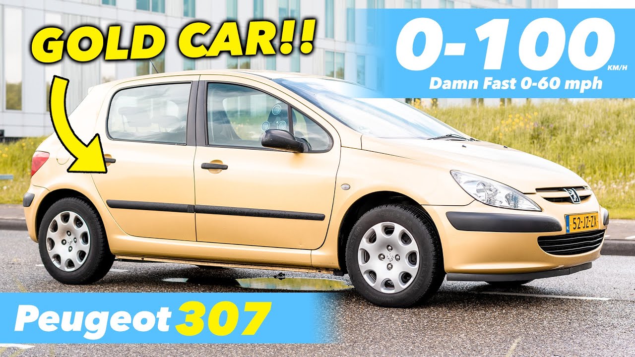 Peugeot 307 1.6 109HP HARD Acceleration 0-100 (SCOOP MOBIEL