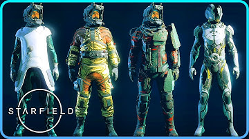 All 60 Spacesuits / Armor Showcase Starfield