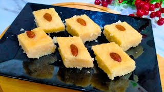 Authentic Basbousa Recipe by The Cooking Pan | Egyptian Dessert Recipe | Semolina Cake | Suji Cake