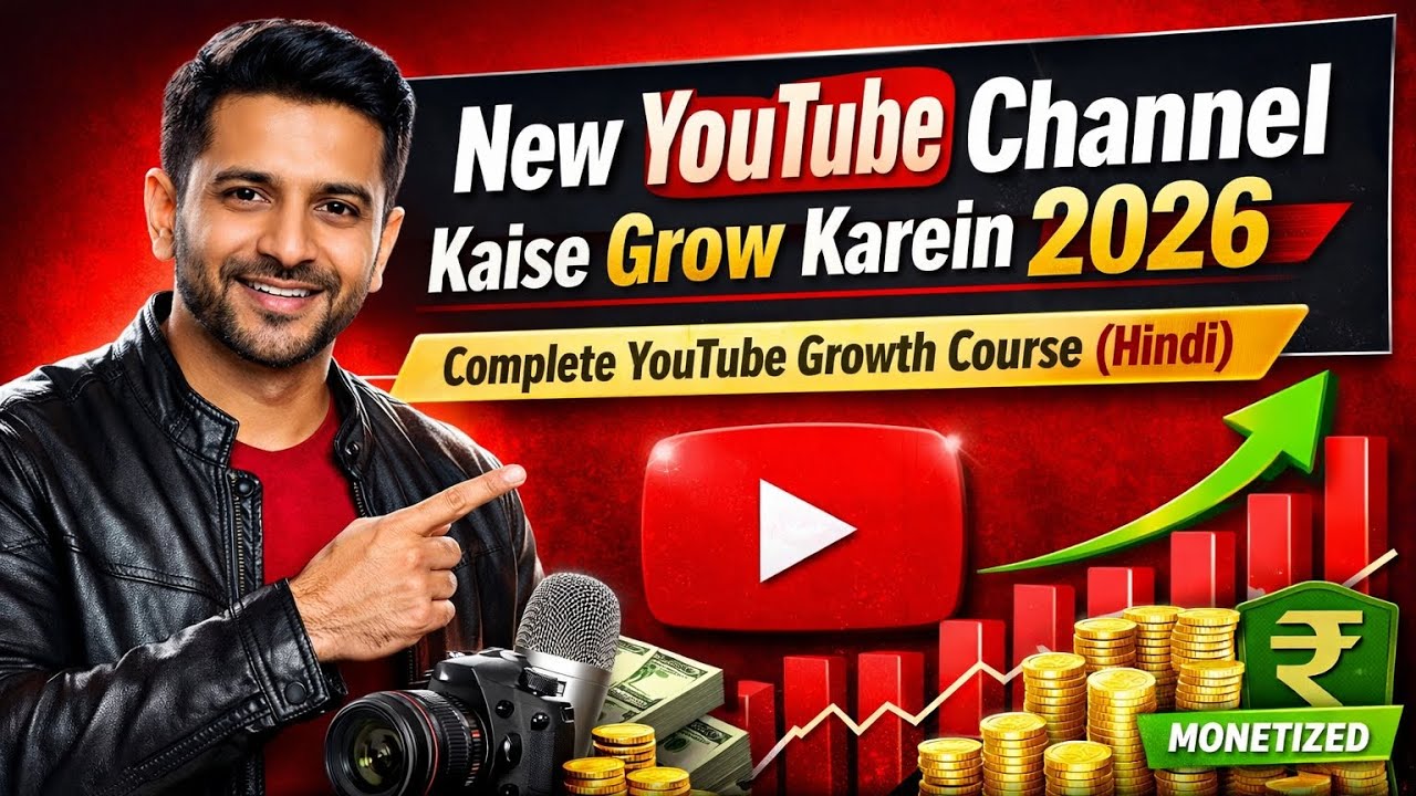 New YouTube Channel Kaise Grow Karein 2026 | Complete YouTube Growth ...