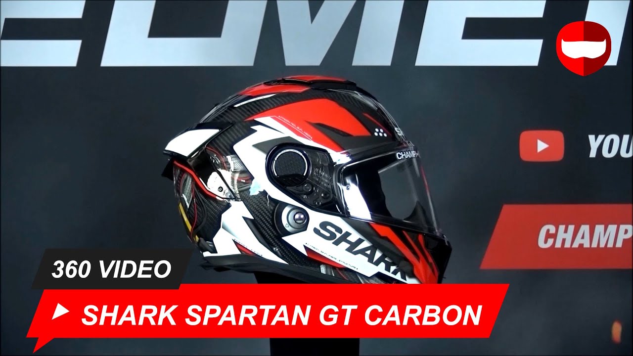 Shark Spartan GT Carbon URIKAN DRW GLOSSY - ChampionHelmets.com - YouTube