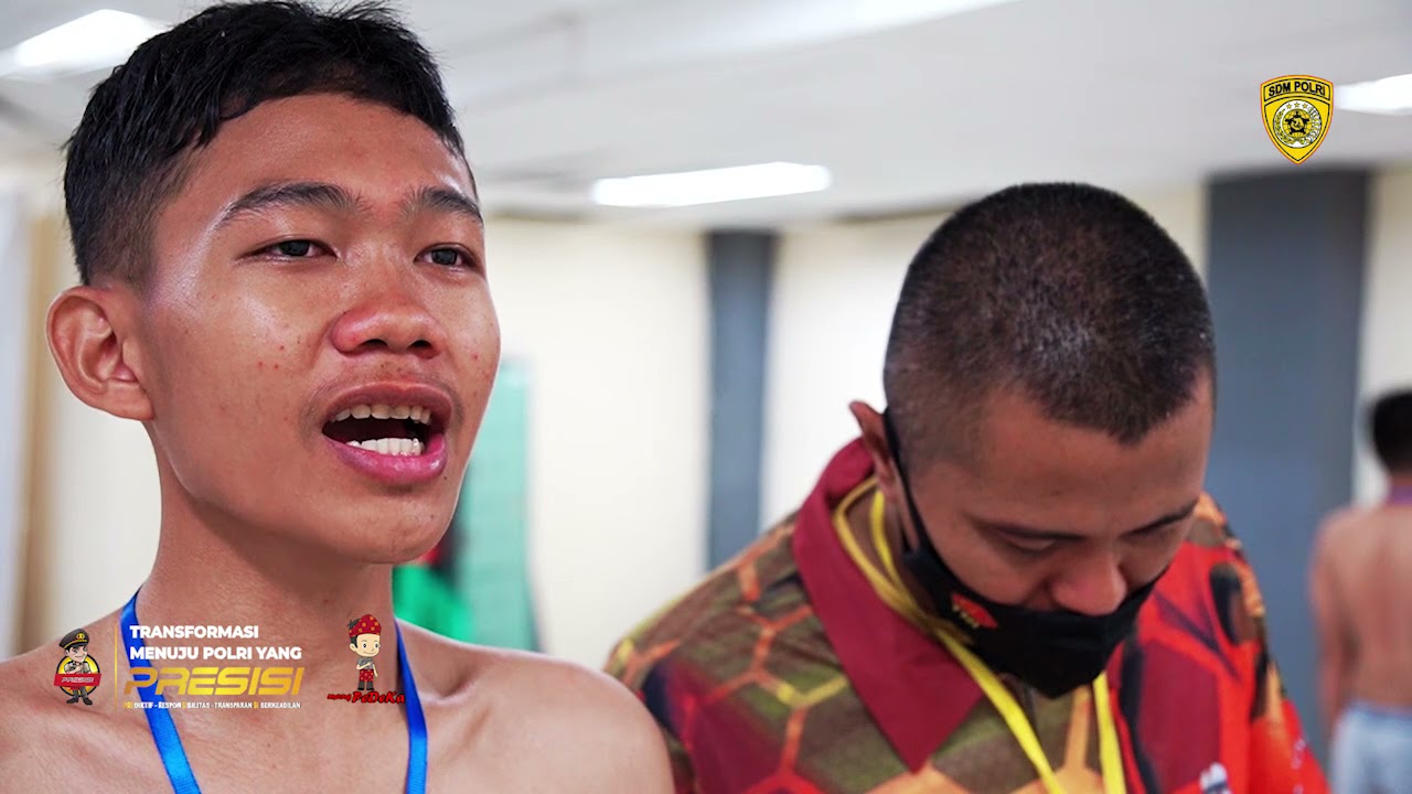 UJI KESMAPTAAN JASMANI DAN ANTROPOMETRI BINTARA TAMTAMA POLRI TA. 2021 POLDA SUMSEL