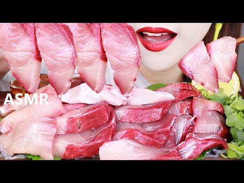 Video ASMR [RAW FISH] YELLOW TAIL 방어회 먹방 MUKBANG EATING... - youtube
