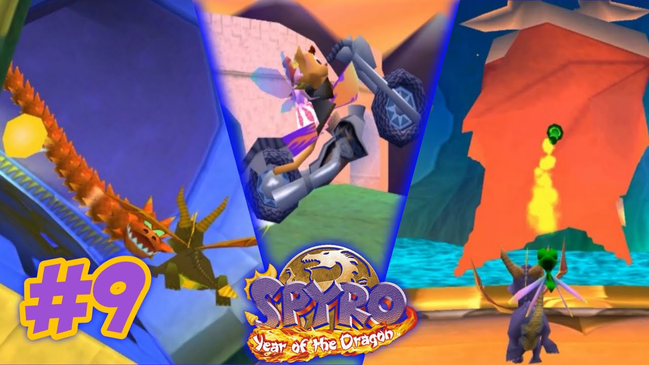 Spyro 3: Year Of The Dragon - Gameplay Part 9 - Evening Lake Worlds - Old PlayStation Games