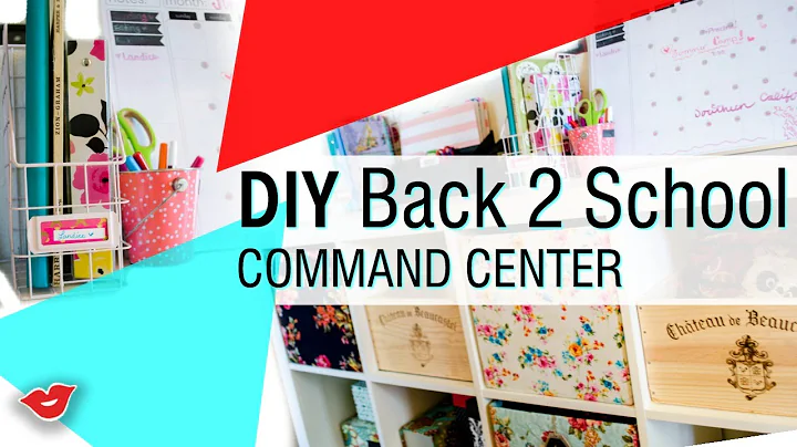 DIY Back to School Command Center | Tay from Millennial Moms