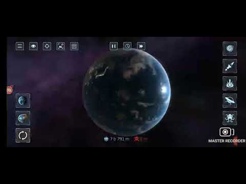 destruindo planetas e criei um planeta e destruí ele!