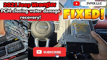 I Cloned a Used PCM with Xhorse Multi-Prog on a 2021 Jeep 3.0 Engine Wash Damage!