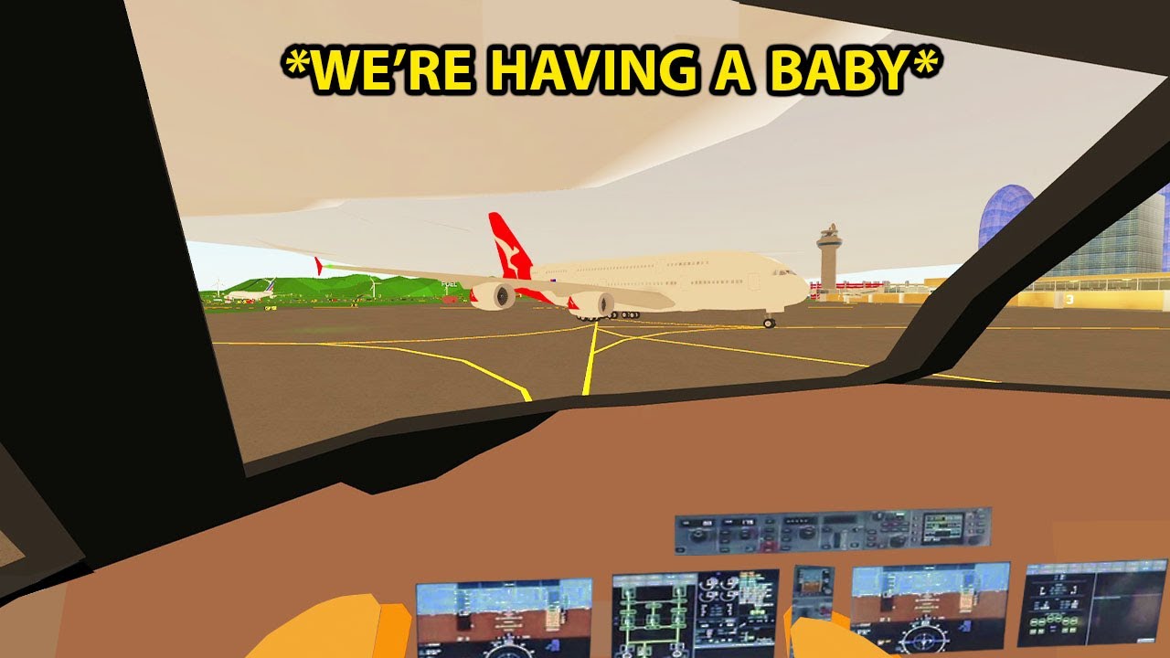 Someone Was Giving Birth On My Plane Mid Air Realistic Role Play Youtube - airplane rp roblox go