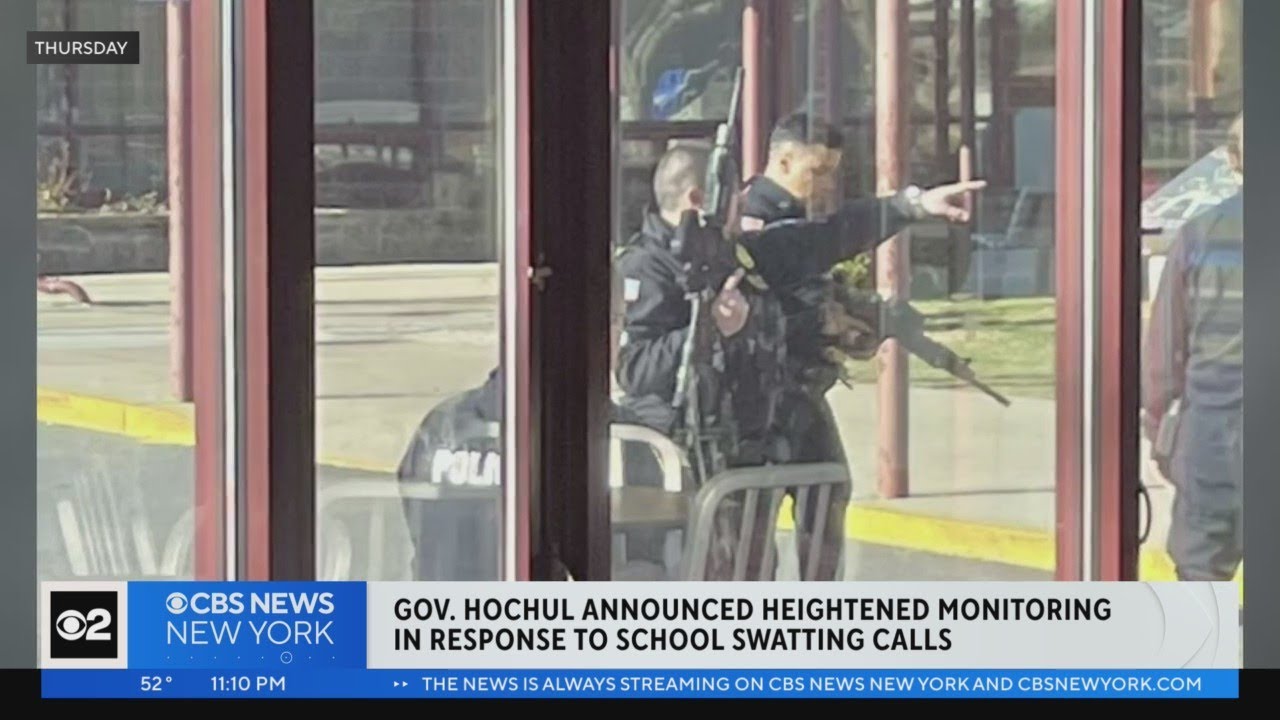 Hochul announces heightened monitoring after school swatting calls ...
