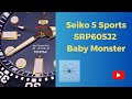 Seiko 5 Sports SRP605 J2 | Reloj automático tipo Diver (automatic style diver watch) &quot;Baby Monster&quot;