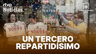 LOTERÍA DE NAVIDAD: EL TERCER PREMIO BAÑA DE MILLONES DESDE ANDALUCÍA HASTA GALICIA | RTVE