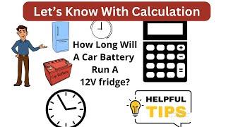 How Long Will a Car Battery Run a 12V Fridge | Will Your CAR BATTERY Really Power a 12V Fridge?