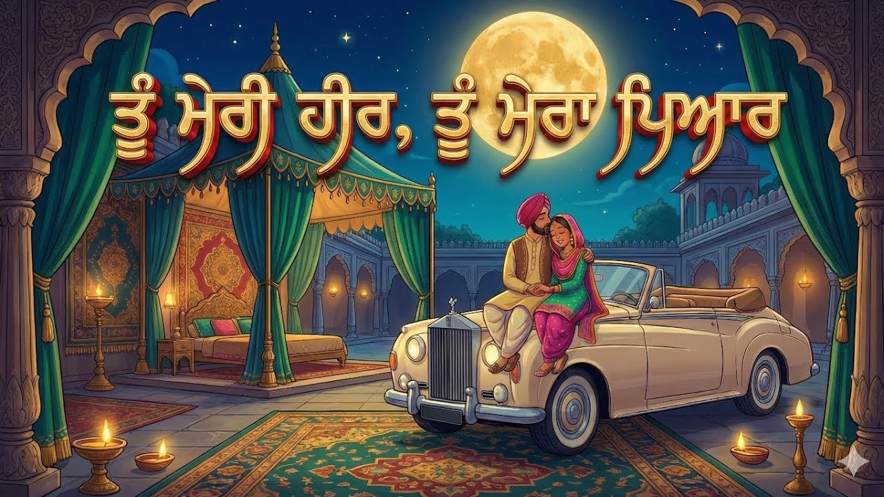 ਤੂੰ ਮੇਰੀ ਹੀਰ 💕 ਤੂੰ ਮੇਰਾ ਪਿਆਰ | Punjabi Love Song | The Crazy Arts