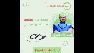 منظار المثانة المرن تحت التخدير الموضعي  Flexible cystoscopy