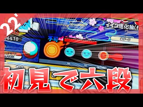 【初見太鼓】段位がやってきた！六段初見でやります！【太鼓の達人】