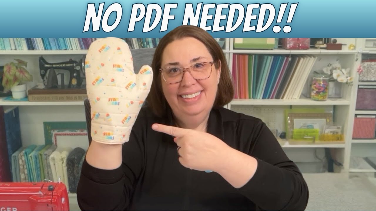 Sew a DIY Oven Mitt in Under 30 Minutes | Beginner Friendly