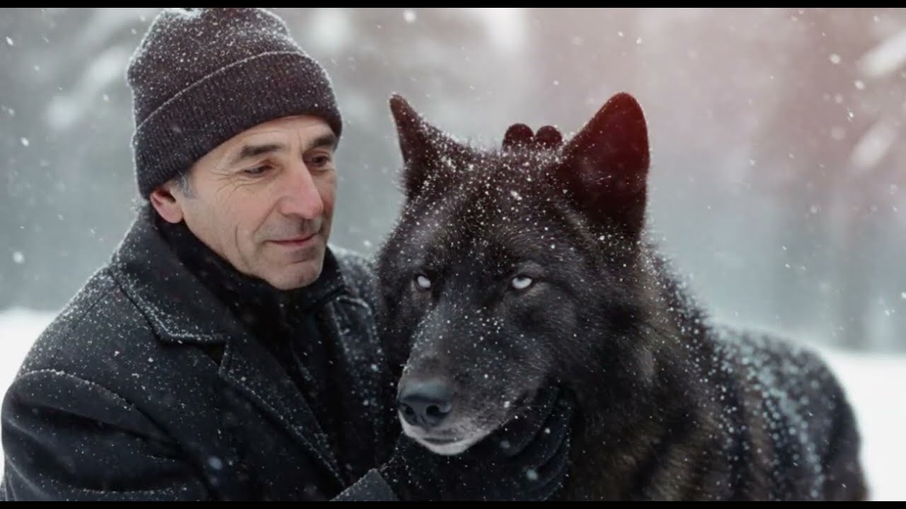 Un hombre salvó a un lobo ciego… hasta que el animal oyó lo que nadie más oyó