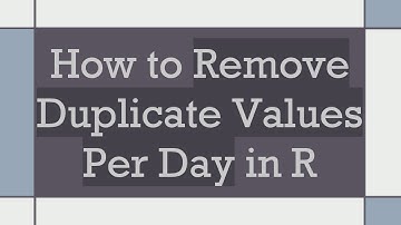 How to Remove Duplicate Values Per Day in R