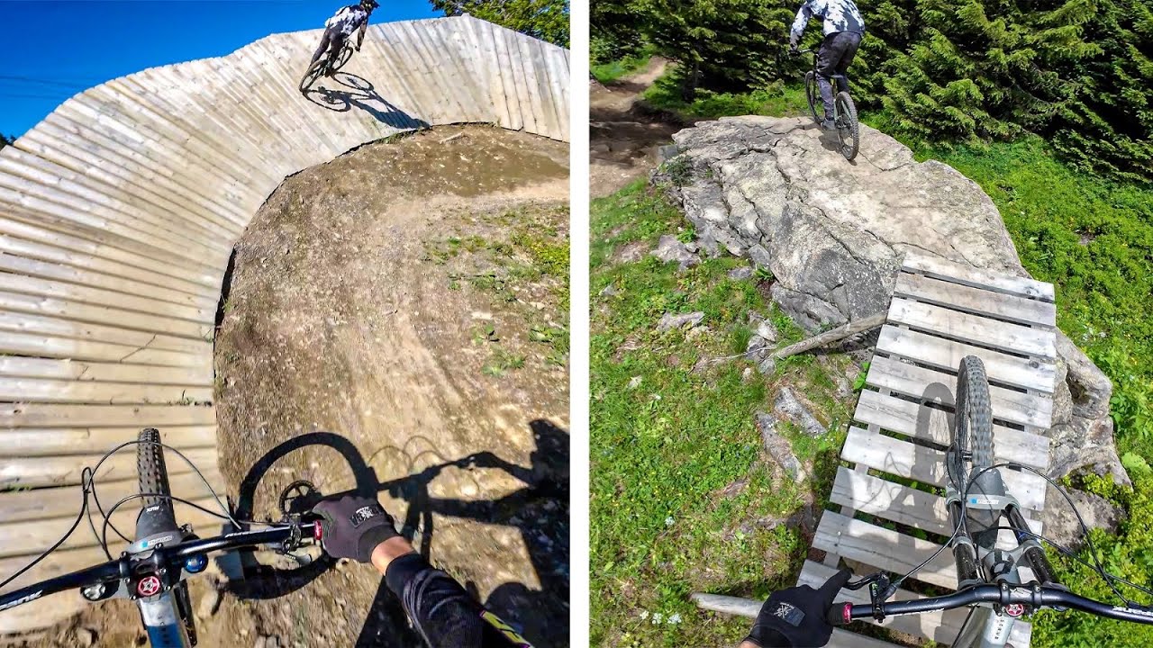 Je teste la Clusaz Bikepark ! Paradis de l'enduro et des flow line !