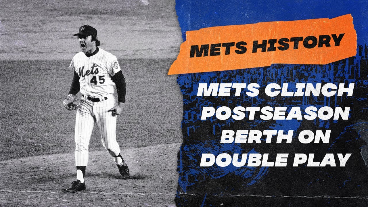 Mets Clinch Postseason Berth on Unusual Double Play YouTube