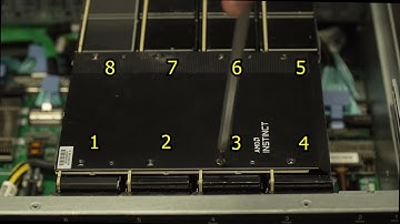 Lenovo ThinkSystem SR675 V3 removing an AMD 4 way  link bridge