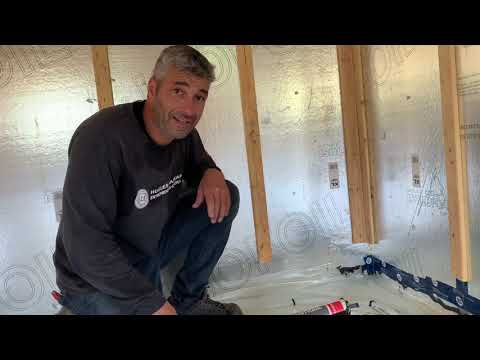 Insulate and seal your concrete floor against moisture and ground gases.