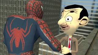 Mr. Bean Vs. Spider-Man
