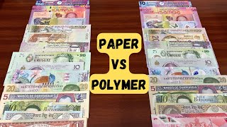 Paper vs Polymer Banknotes: Same Design, Two Materials #banknotes #polymerbanknotes #numismatics 