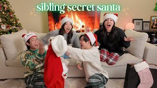 SECRET SANTA CHALLENGE WITH MY SIBLINGS Vlogmas