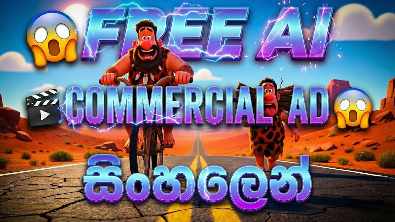 FREE AI Tools භාවිතා කර Commercial Ad එකක් හදන්නේ කොහොමද? 😱 | Sinhala AI Tutorial