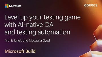 Level up your testing game with AI-native QA and testing automation | ODFP972
