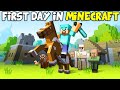 I TRIED FOR MINECRAFT IN FIRST DAY